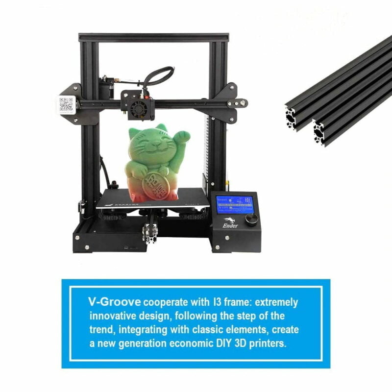 【Ready Stock】 Creality Ender 3 DIY 3D Printer 32Bit NON-SILENT stepper ...