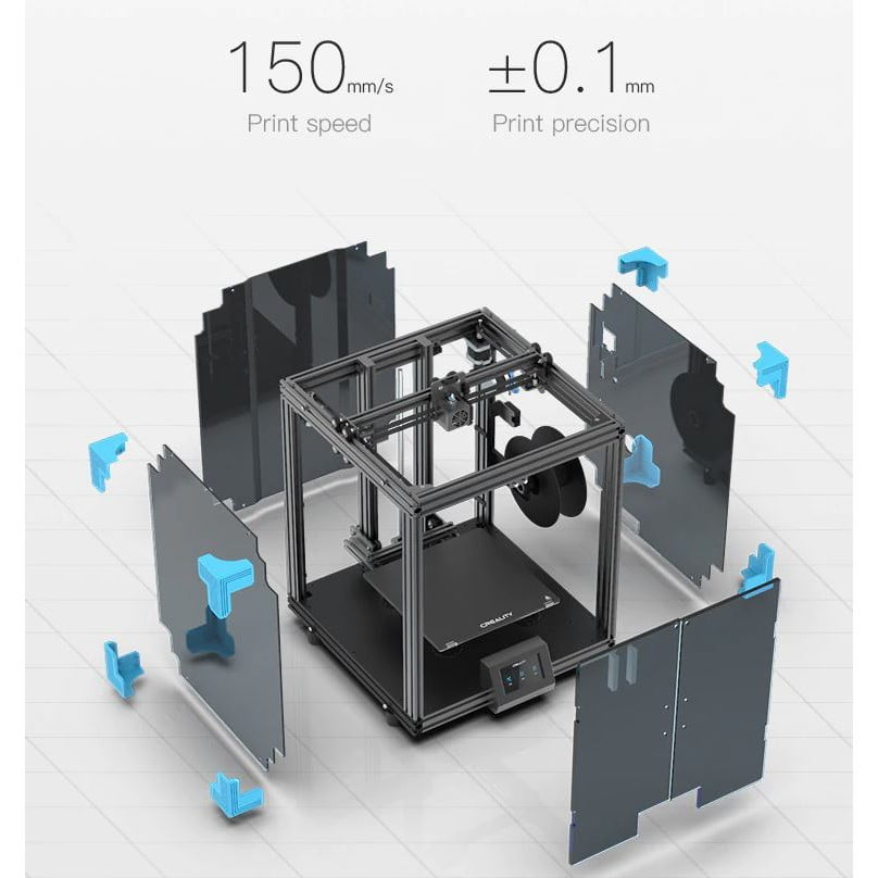 Ender 6 corexy 3d printer [ready stock] silent board, filament run-out sensor & faster print speed