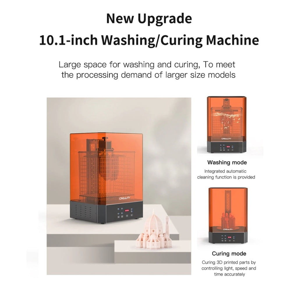 CREALITY 3D UW-02 Wash and Cure Machine For 3D Printer Washing/Curing  Machine 240*160*200mm Anycubic Wash & Cure Plus - Smith3D Malaysia