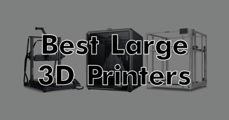 Best large 3d printers: from big format to giant scale (october 2024 update)